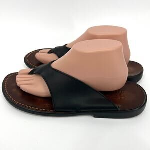 Munro Sport Womens 4343 Black Leather Sandals Size 11